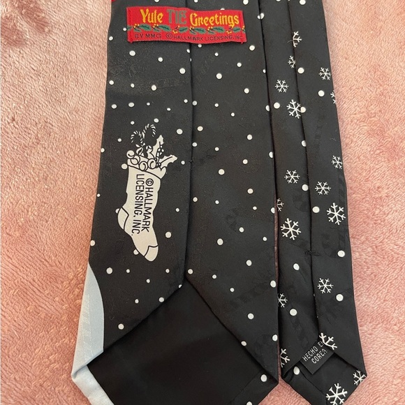 Patriotic Snowman Black Tie - Picture 6 of 9